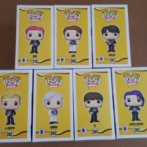 Funko Pop! Rocks BTS WAVE 3 "BUTTER" - FULL SET - Picture 4 of 16